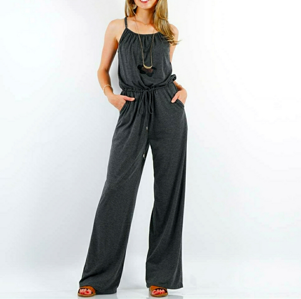 Cami Jumpsuit w/pockets